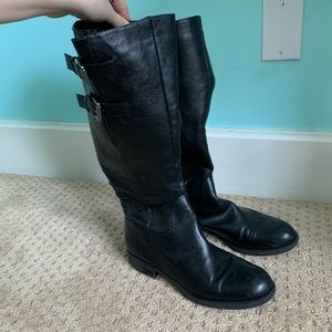 tall black boots // franco sarto